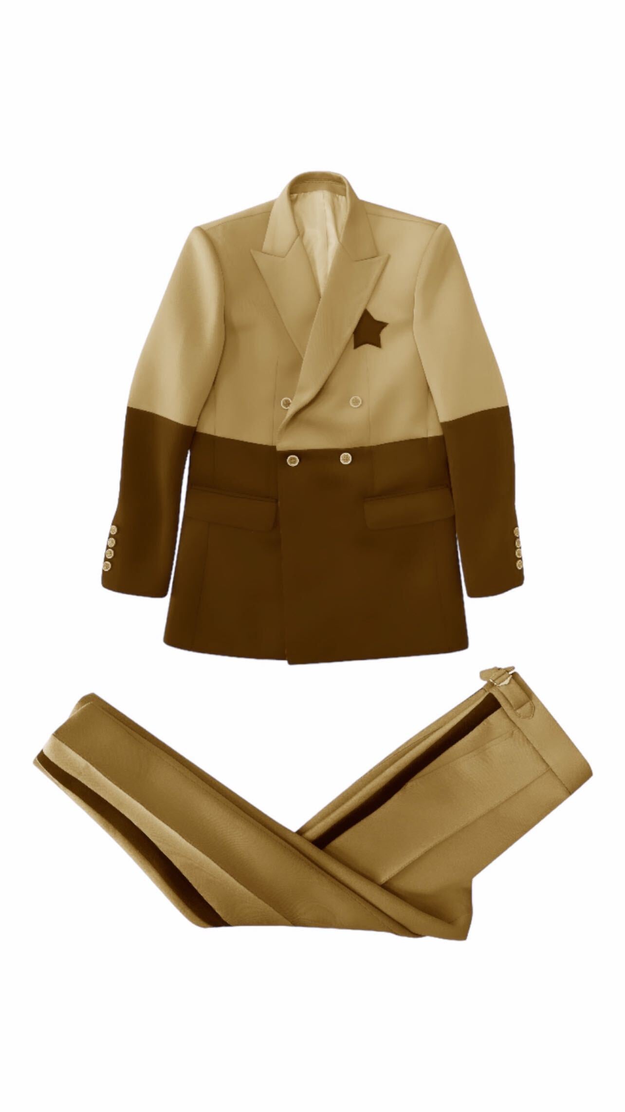 Starstruck Suit - Beige/Brown