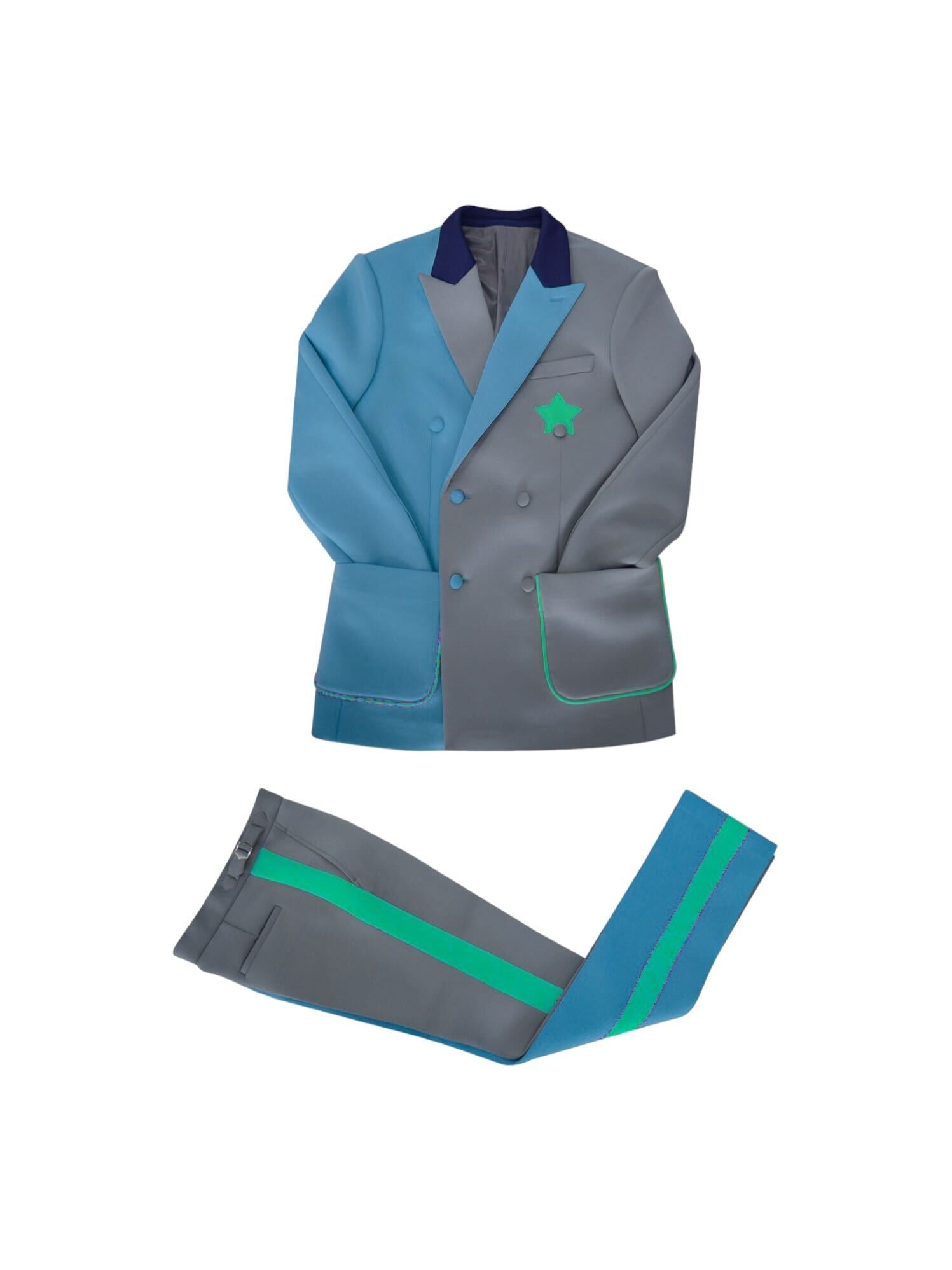 Starstruck Suit - Blue/Grey/Green