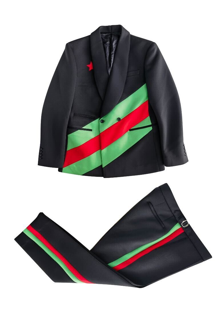 Starstruck Suit - Black/Green/Red